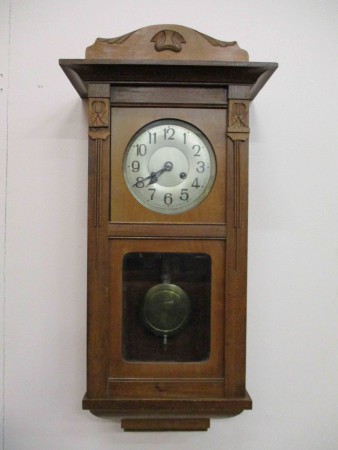 2328 - Hodiny secese mahagon 1920   V - 82 cm  -  2 500 kc